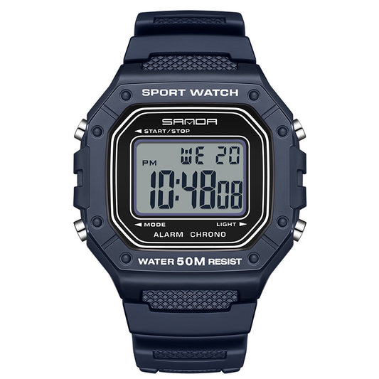 Men's Watches Digital Sports Outdoor Waterproof Military Watch with LED Backlight
