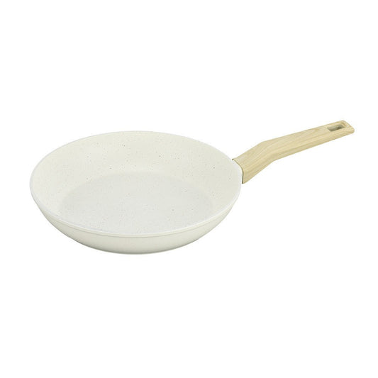 Nonstick Ceramic Frying Pan Skillet, White, 8.7/10 inches