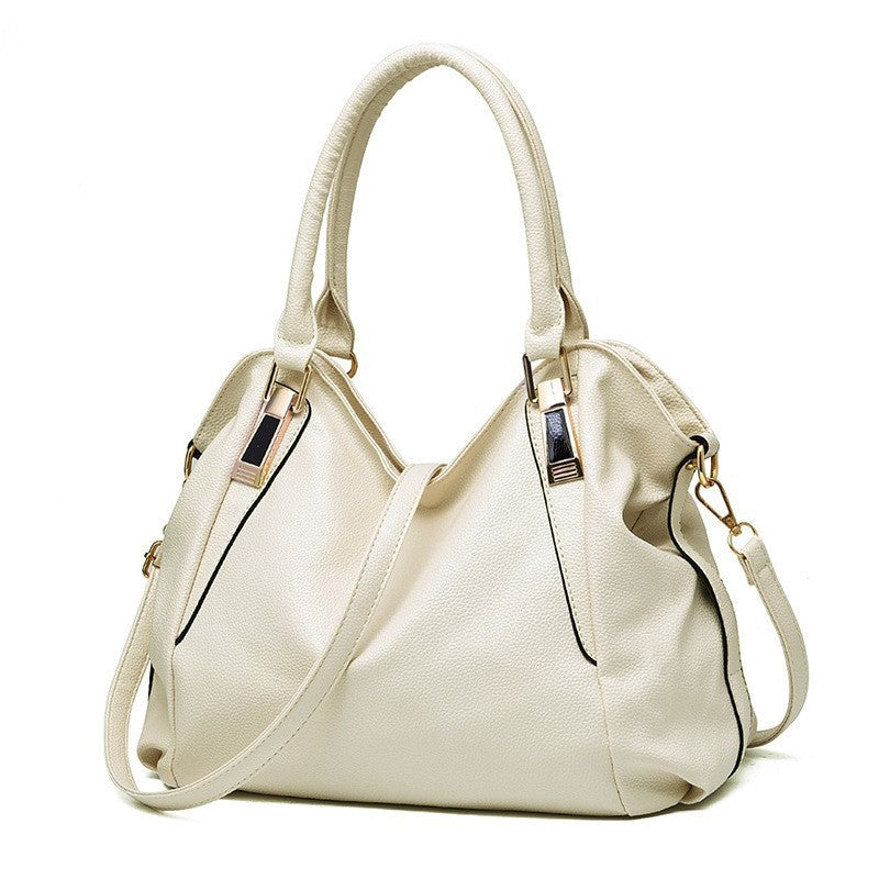 Women's PU Leather Textured Shoulder Handbag