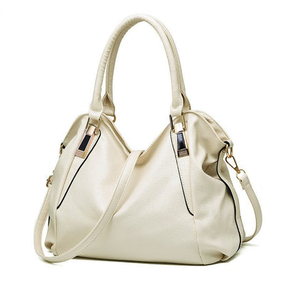 Women's PU Leather Textured Shoulder Handbag