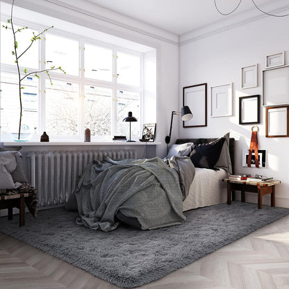 Fluffy Area Rugs for Living Room Bedroom 4x6 Feet(2 Color Options)