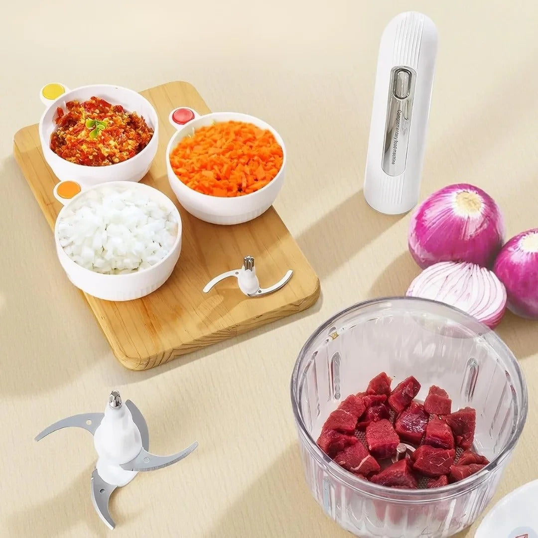 Cordless Food Processor Stainless Steel Blades