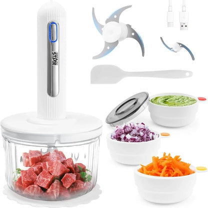 Cordless Food Processor Stainless Steel Blades