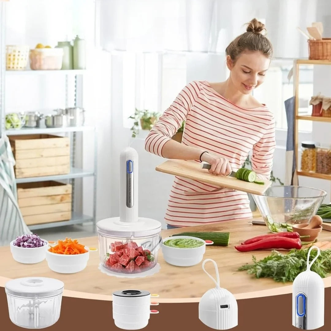 Cordless Food Processor Stainless Steel Blades