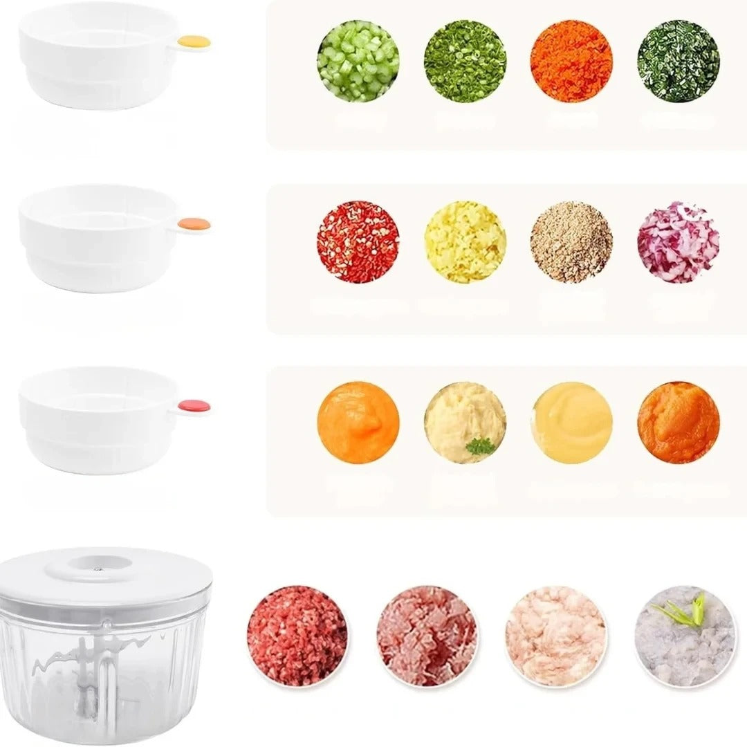 Cordless Food Processor Stainless Steel Blades