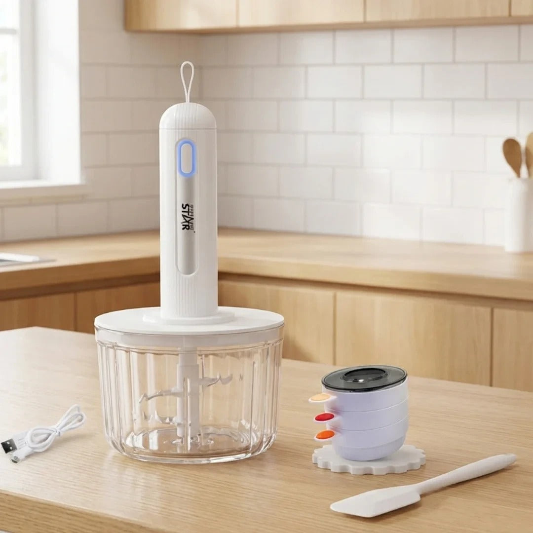 Cordless Food Processor Stainless Steel Blades