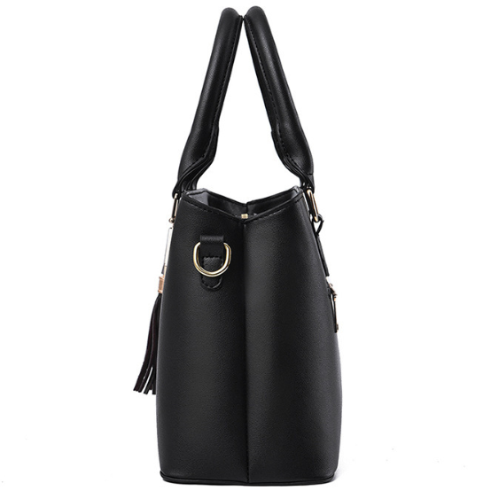Leather Handbag Set for Women with Top-handle Handbags