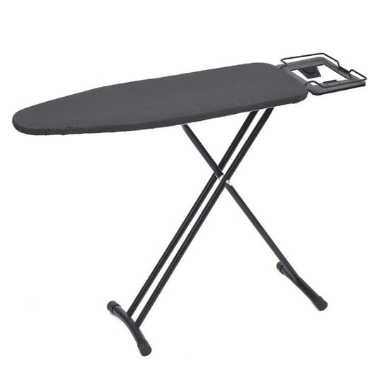 Foldable Ironing Pad with Sleeve Support 36x12 inches, Black