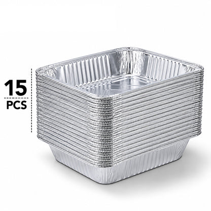 Aluminum Pans 9x13 inches Disposable Foil Pans (15 Pack)