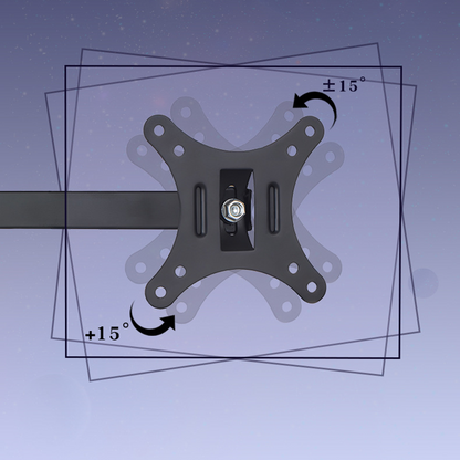 TV Wall Mount Monitor Wall Bracket with Swivel Fits 10-26 Inch