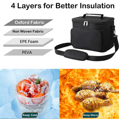 Simple Lunch Box with detachable buckle 10L (2 Color Options)