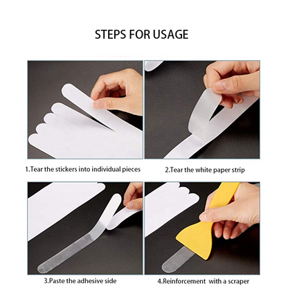 Anti-slip Shower Stickers 72 Units (2 Options)