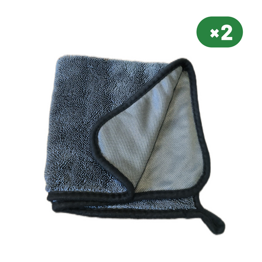 Microfiber Towels for Cars 2 Units, Gray