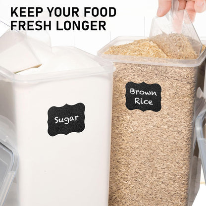 2Pcs, 8.5L/287Oz Extra Large Airtight Food Storage Containers with Lids