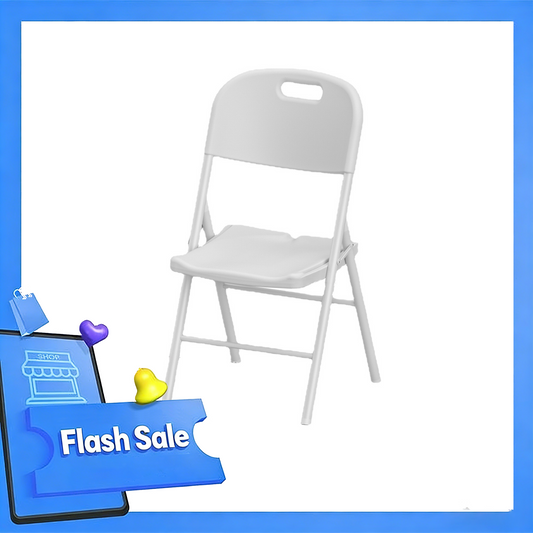 Folding Chairs, White
