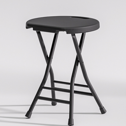 Tall Folding Portable Plastic Stool (2 Color Options)