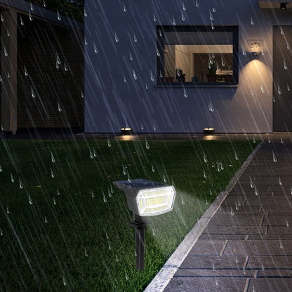 Solar Outdoor Waterproof Spotlights Wall 2 Pack, Wall Mounted Option