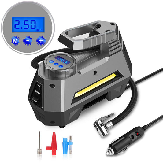Portable Air Compressor Car Tire Inflator With Digital Pressure Gauge (150 PSI 12V DC)