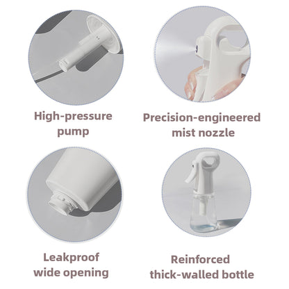 Reinforced Continuous Spray Bottle for Hair 300ml 10oz 3pcs Pack