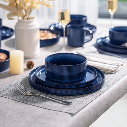 16-Piece Stoneware Dinnerware Set, Service for 4