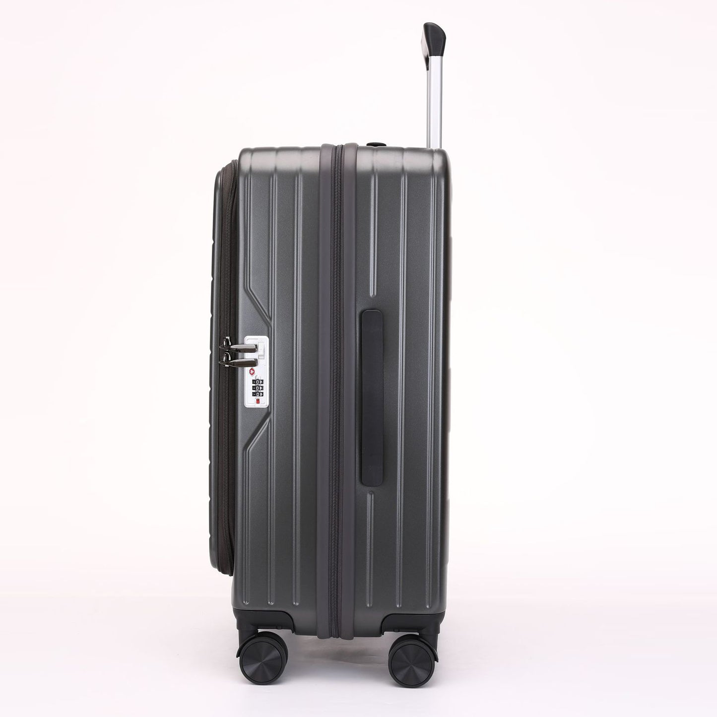 20 24 28 inches, Lightweight Luggage,Front Open Hardshell Travel Suitcase