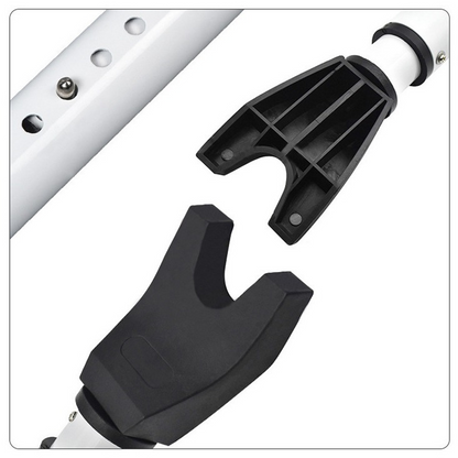 Door Security Bar & Sliding Patio Bar, White