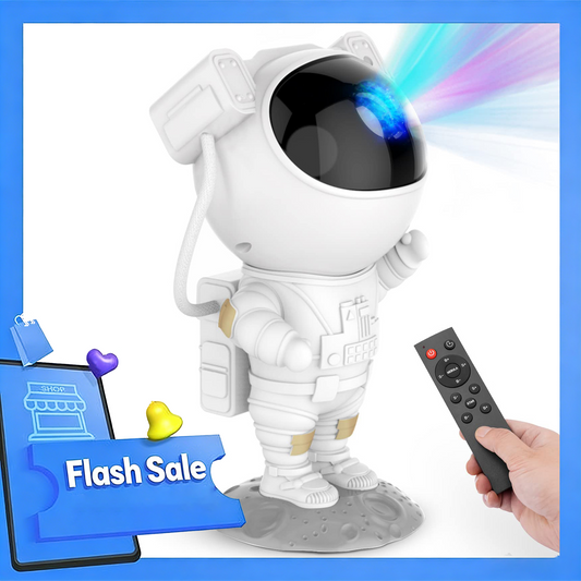 Star Projector Galaxy Night Light, White