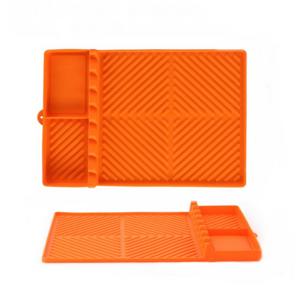 Silicone Grill Barbeque Mat, Orange