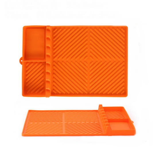 Silicone Grill Barbeque Mat, Orange