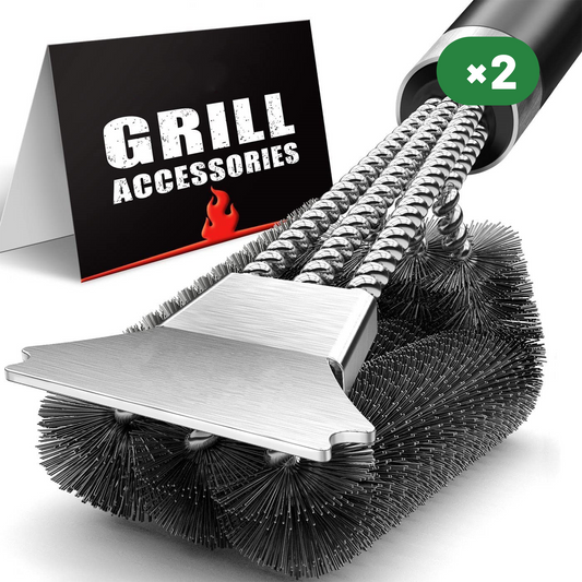 Grill Brush with Handle 2 Units