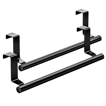 Stainless Steel Over Door Towel Rack 4 Units (2 Color Options)