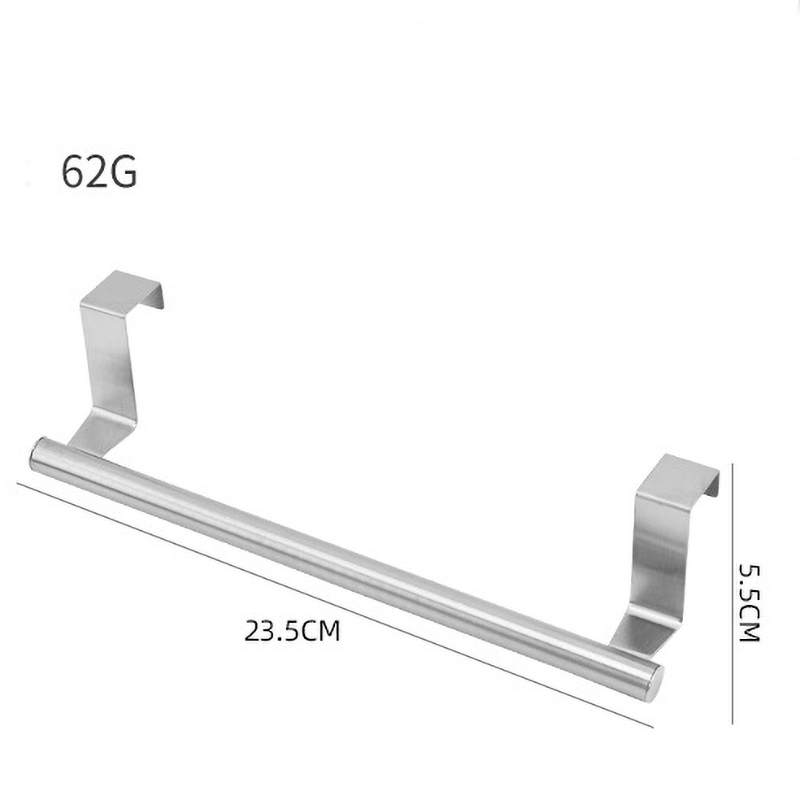 Stainless Steel Over Door Towel Rack Bar Holders