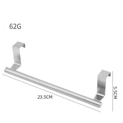 Stainless Steel Over Door Towel Rack Bar Holders