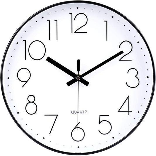 Wall Clocks 12 Inch (2 Color Options)