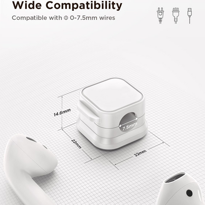 Magnetic Cable Clips 24 Units (2 Color Options)