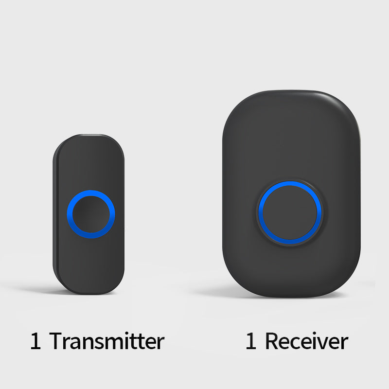 Wireless Doorbell with 2 Receivers / with 1 Receiver (2 Color Options)