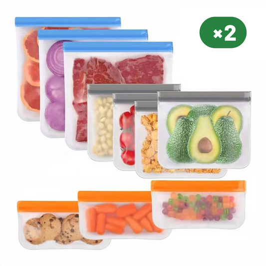 10-Piece Reusable Freezer Bags 2 Units