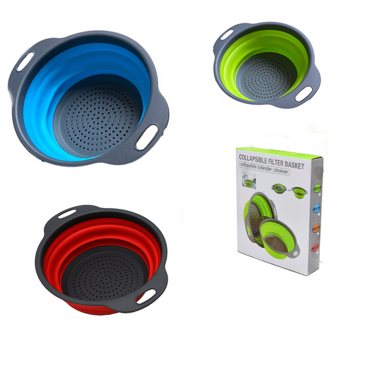 3-Piece Round Collapsible Colander