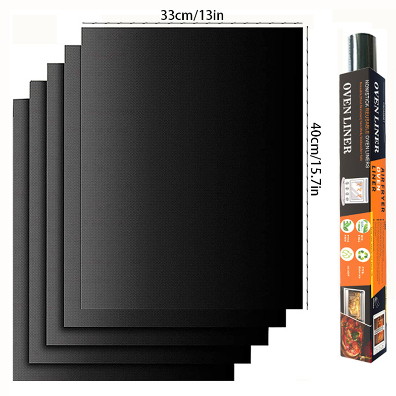 Non-Stick Heavy Duty Oven Liners 5 Units