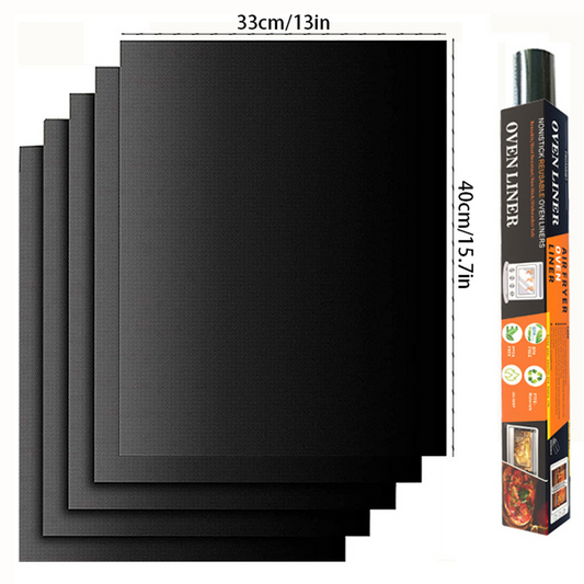 Non-Stick Heavy Duty Oven Liners 5 Units