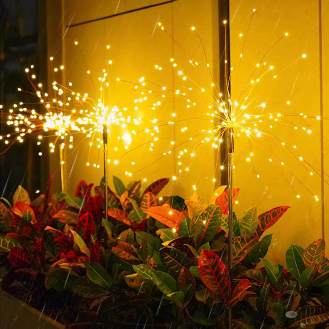 Fireworks Garden Solar Light 2 Units