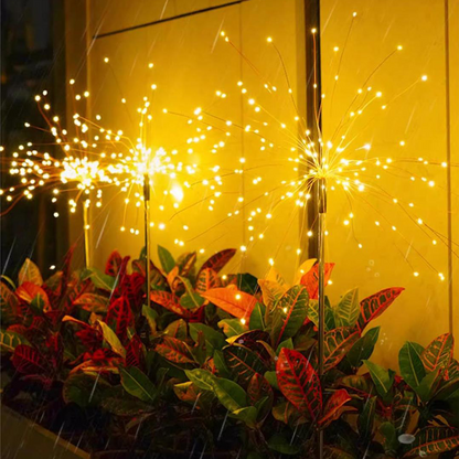 Fireworks Garden Solar Light 2 Units