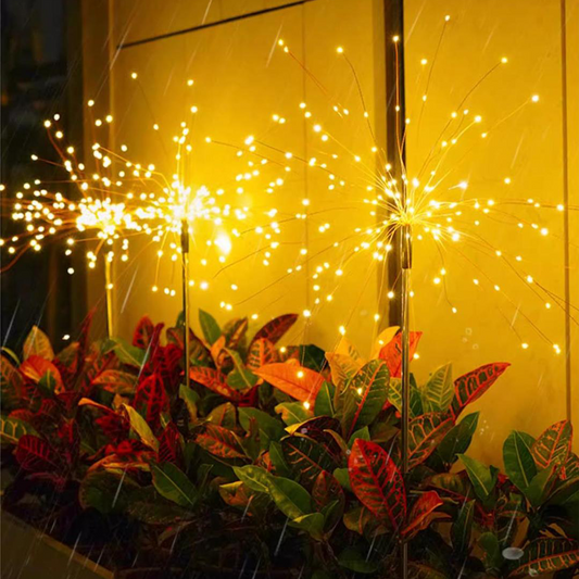 Fireworks Garden Solar Light 2 Units