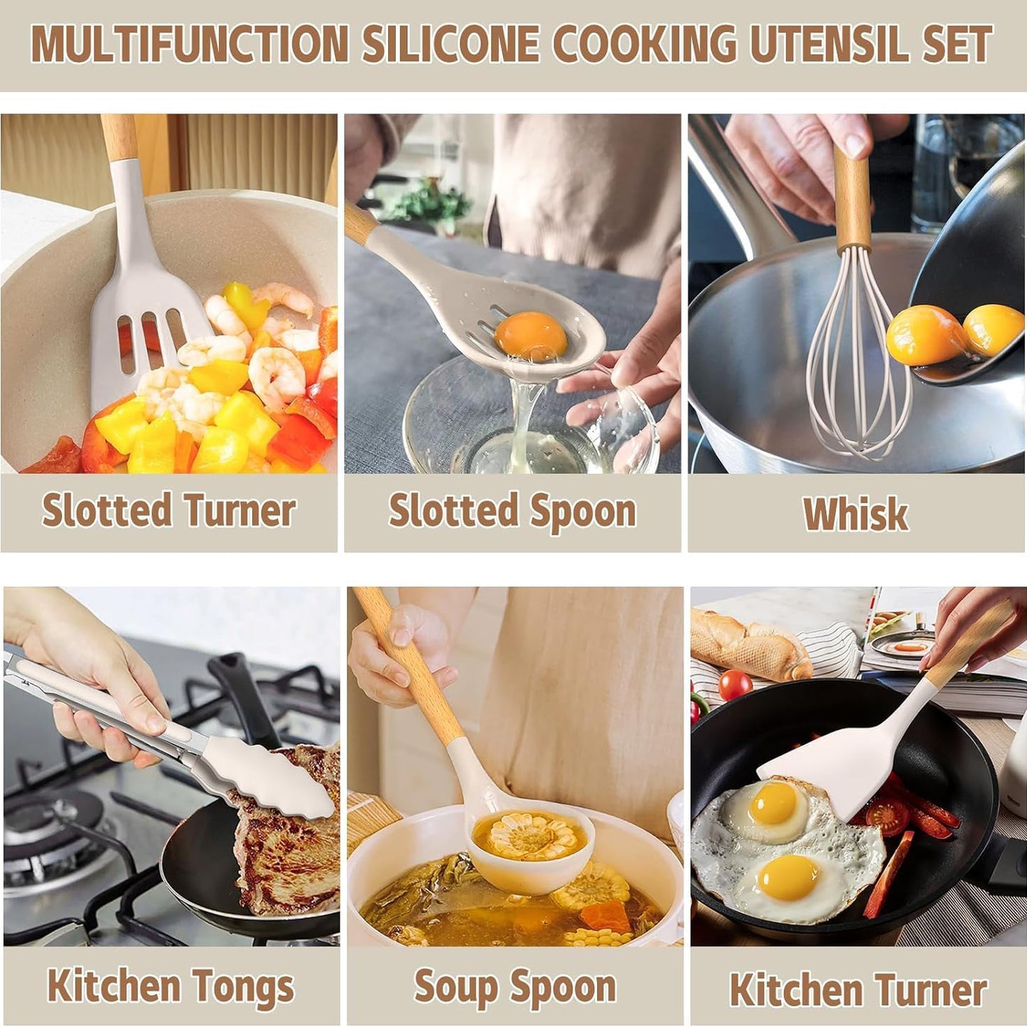 33-Piece Kitchen Cooking Utensils Set (2 Color Options)
