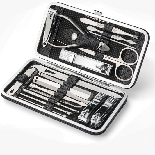 19-Piece Stainless Steel Nail Clippers Set
