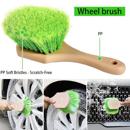 8-Piece Car Wash Kit, Green