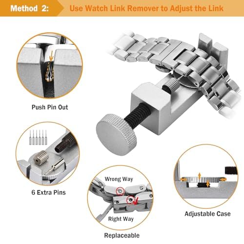 Beginners Watch Repair Kit, 149PCS Pack, Tools for Link Removal and Battery Replacement