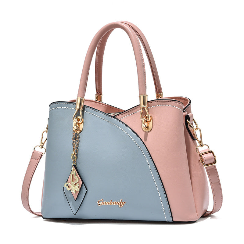 Faux Leather Shoulder Bag Handbag for Women, Khaki