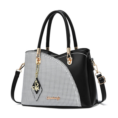 Faux Leather Shoulder Bag Handbag for Women, Khaki