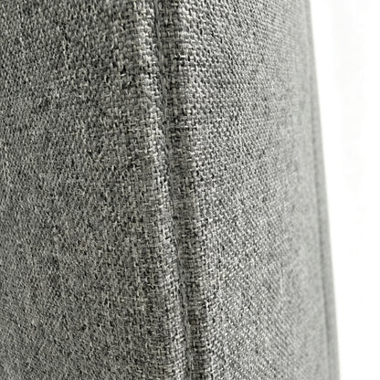 15" Gray Foldable Ottoman Storage Fabric Box